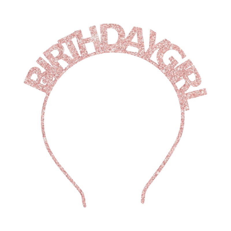 Sweet Wink Pink Birthday Girl Headband