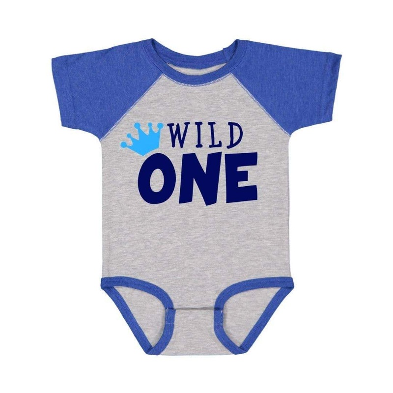 Sweet Wink - Wild One Short Sleeve Bodysuit- First Birthday Baby Bodysuit