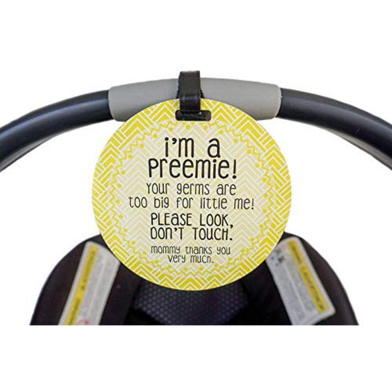 Tags 4 Tots Green I'm a Preemie Tag