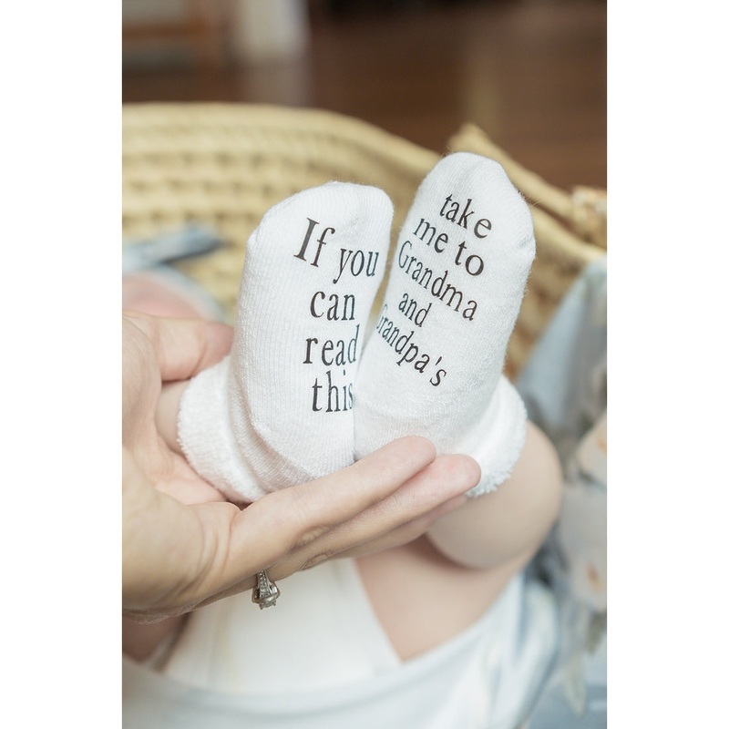 Take Me to Dorothy's Reason Grandma and Grandpas Baby Socks | 6M-18M