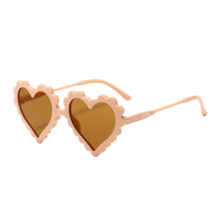 Tenth & Pine Heart Sunglasses - Nude