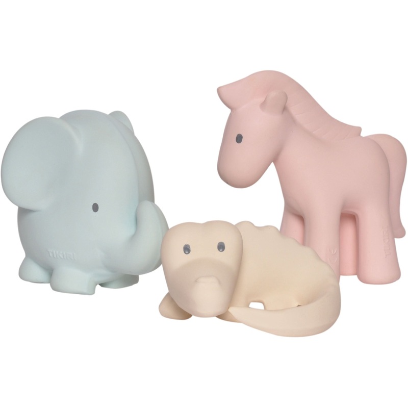 Tikiri Toys Marshmallow Collection Teether, Rattle & Bath Toy