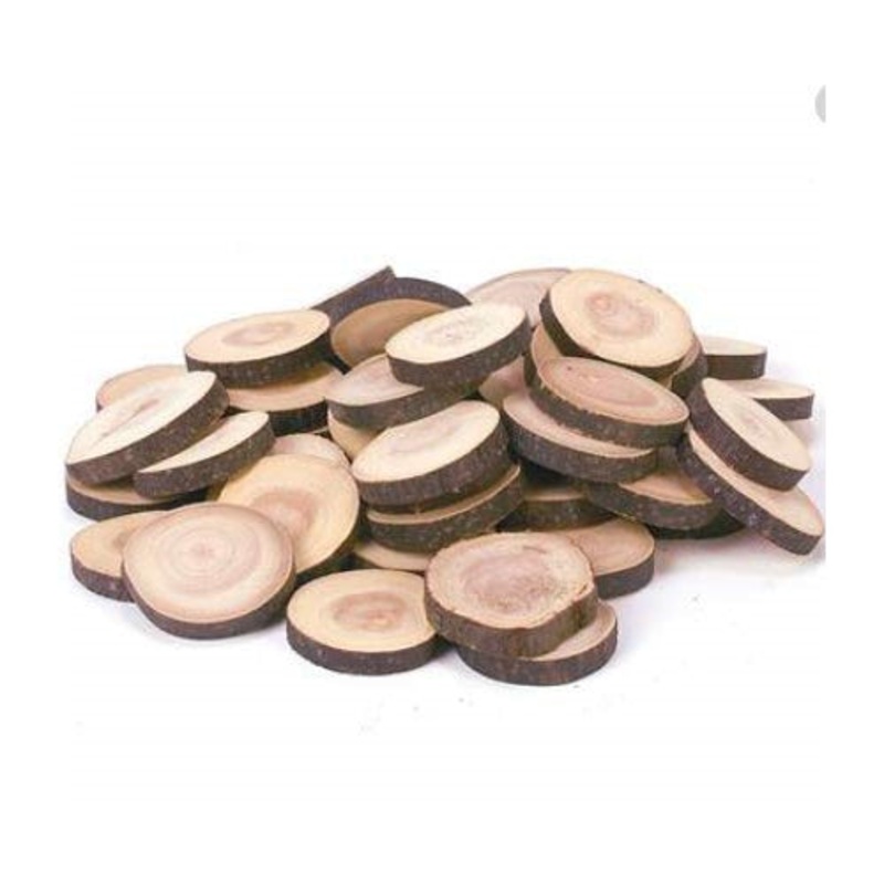Tree Blocks - Craft Rounds, 50 Count