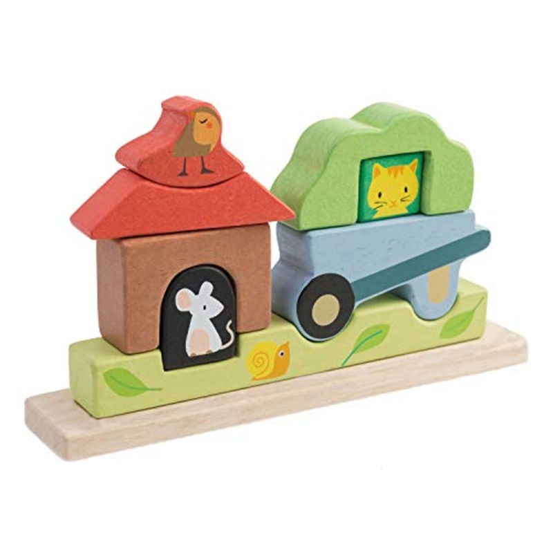 Tender Leaf Multicolor Stackable Magnetic Garden Learning Set