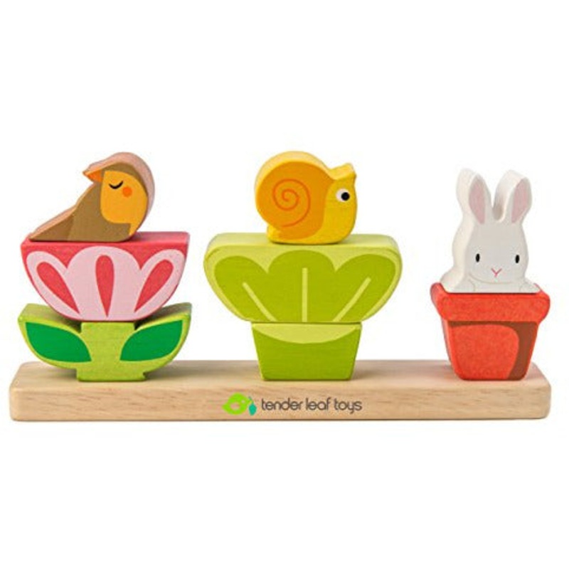 Tender Leaf Stackable Learning Set Garden Wood