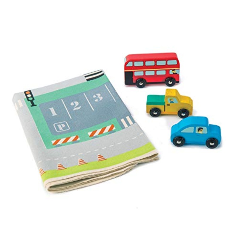 Tender Leaf Toys Printed Road Canvas Playmat