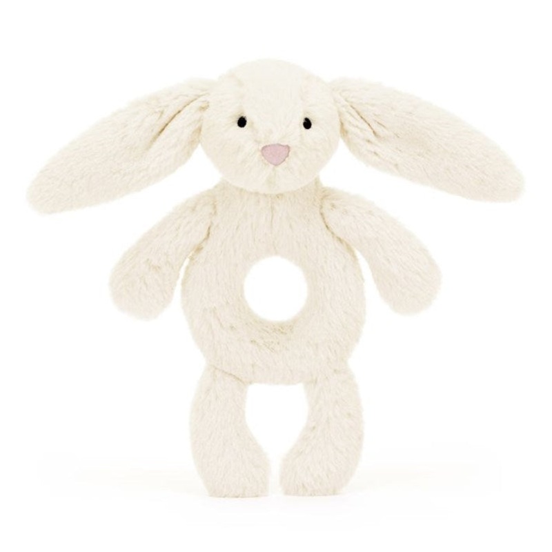 Jellycat Bashful Bunny Cream Ring Rattle