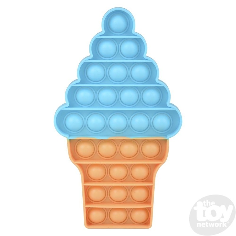 The Toy Network-Ice Cream Bubble Poppers, Blue Blue