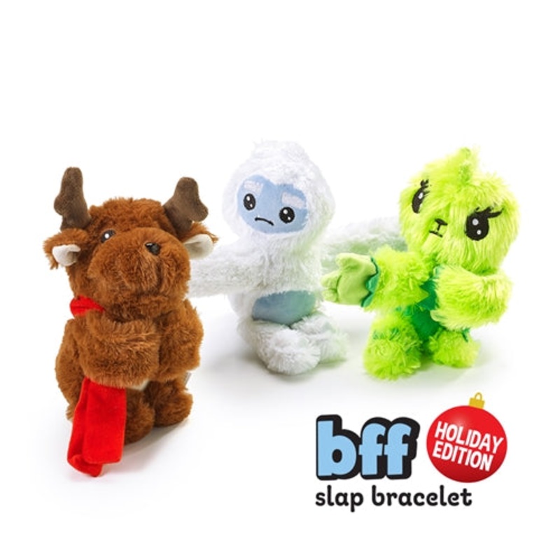 Top Trenz BFF Scented Plush Reindeer Slap Bracelet