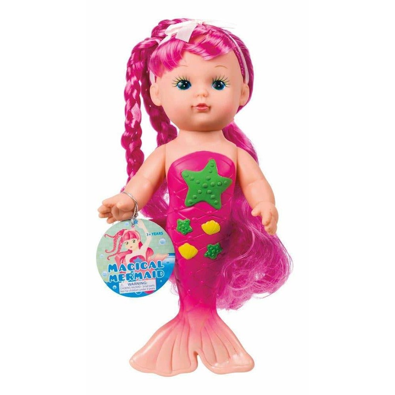 Toysmith Toysmith Bathtime Mermaid Doll (Assorted Colors)