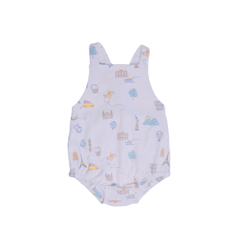 Pima Lima Travel Bubble Romper, Lavender 0-3M