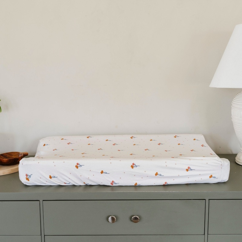 Saranoni Minky Stretch Luxe Changing Covers, Floral