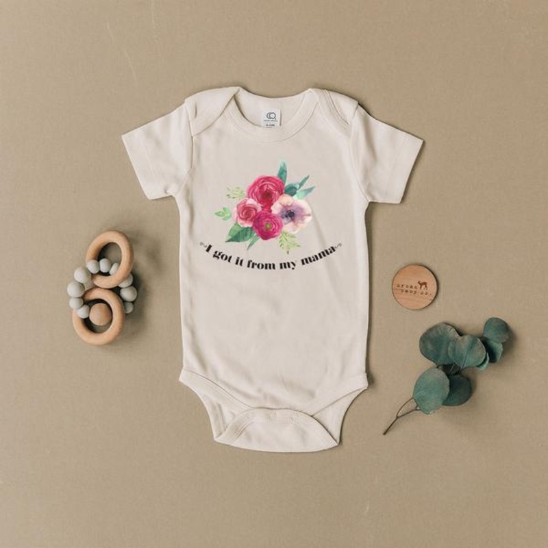 Urban Baby Co. I Got It From My Mama Onesie, 6-12M
