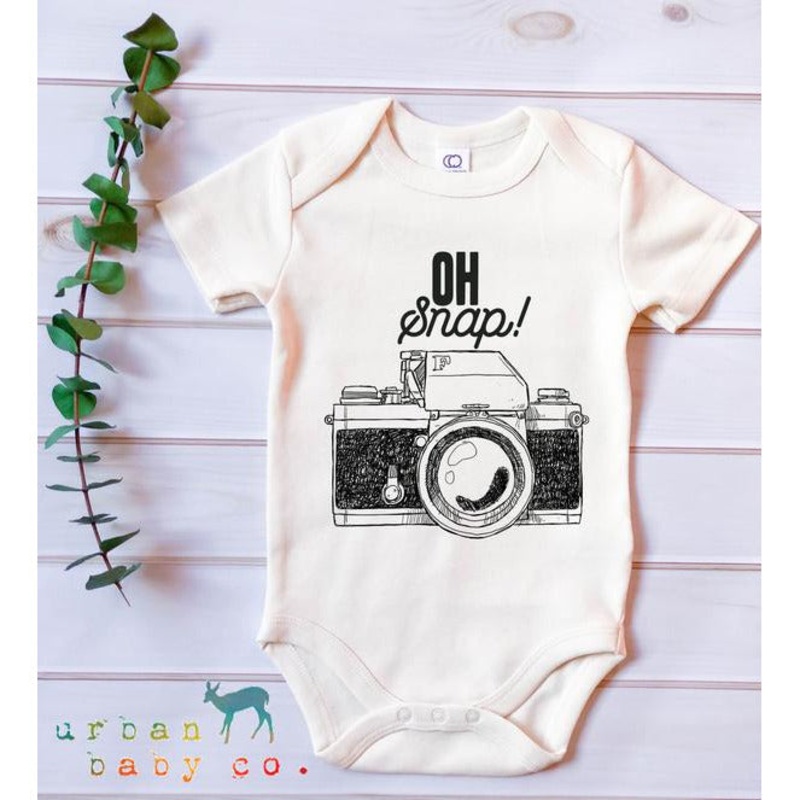 Urban Baby Co. Oh Snap Onesie, 3-6M