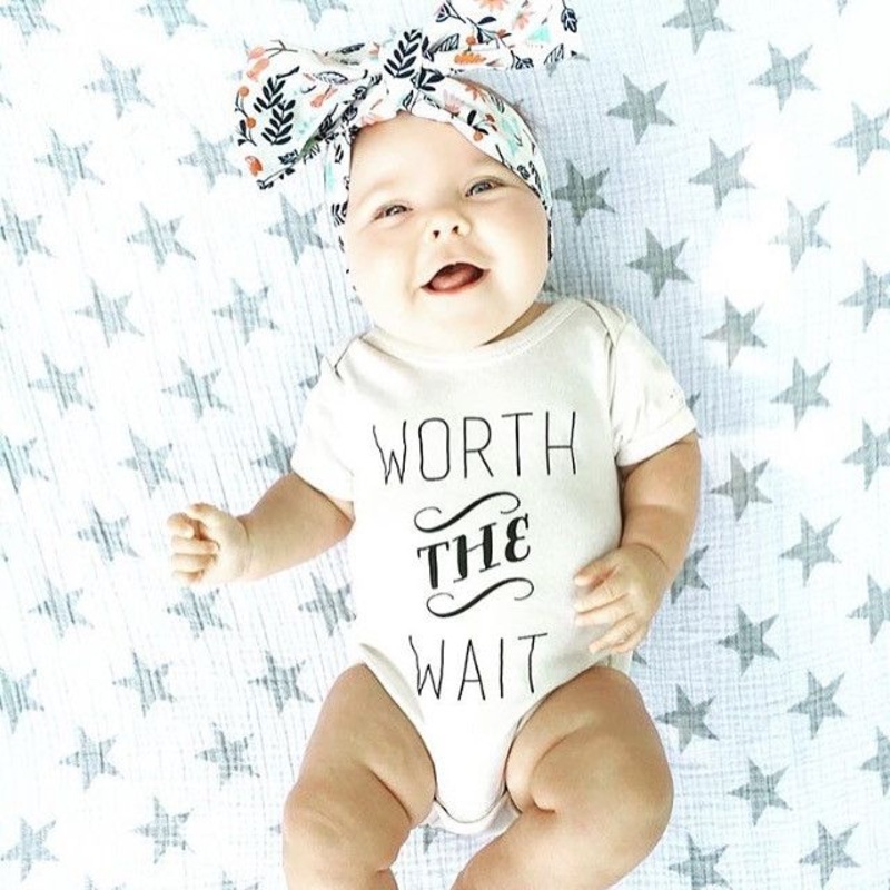 Urban Baby Co. Worth The Wait Onesie, 0-3M