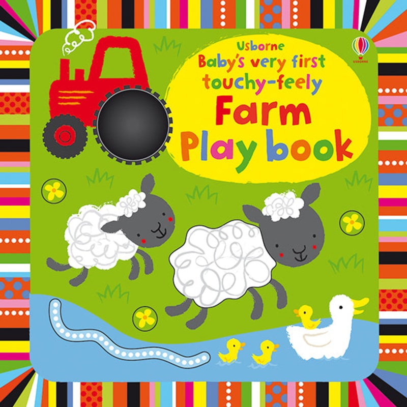 Usborne Books Babys Very First TouchyFeely Farm Play Book