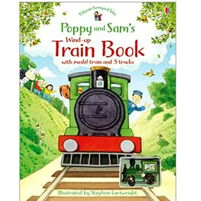 Usborne Books Farmyard Tales Poppy and Sam's Wind-up Train Book