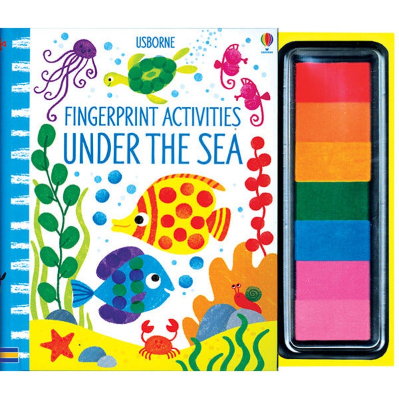 Usborne Books Fingerprint Activities Under the Sea