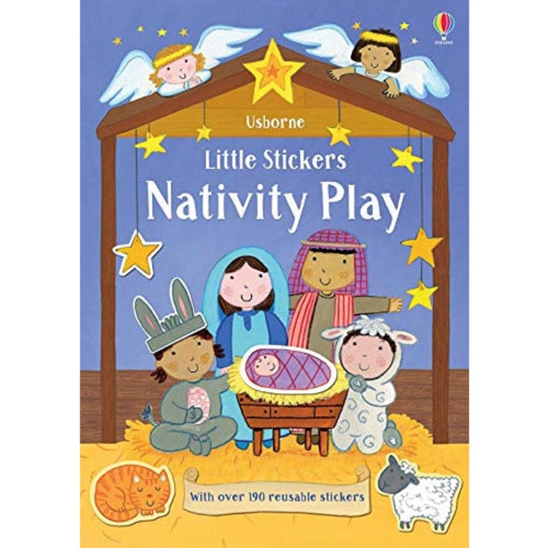 Usborne Books Little Stickers Nativity Play