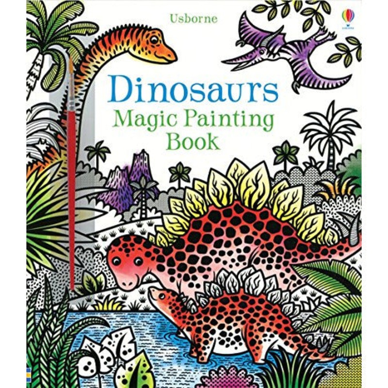 Usborne Books Magic Painting Dinosaurs