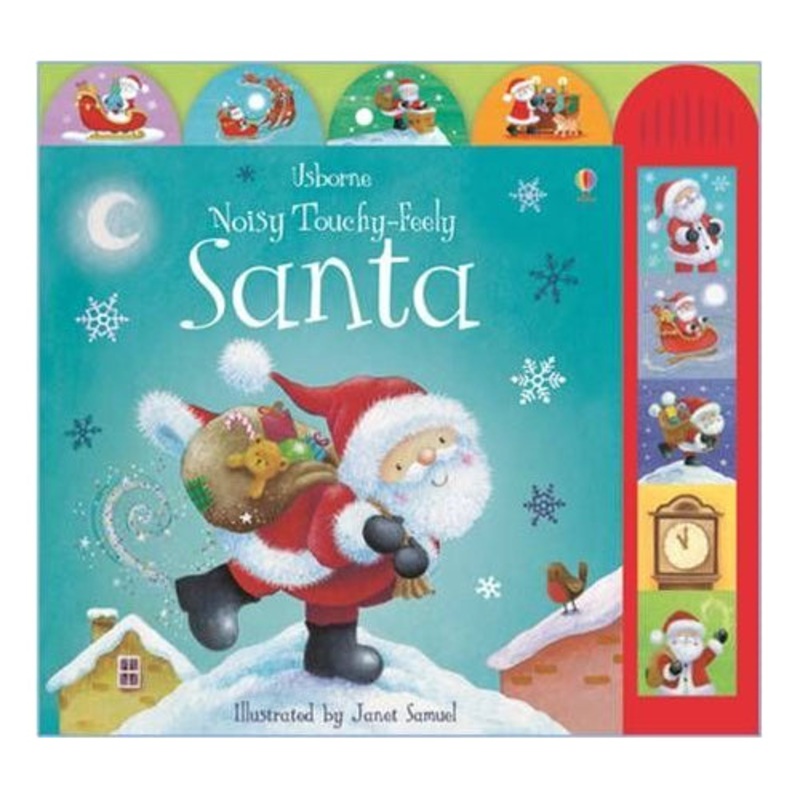 Usborne Books Noisy Touchy-Feely Santa