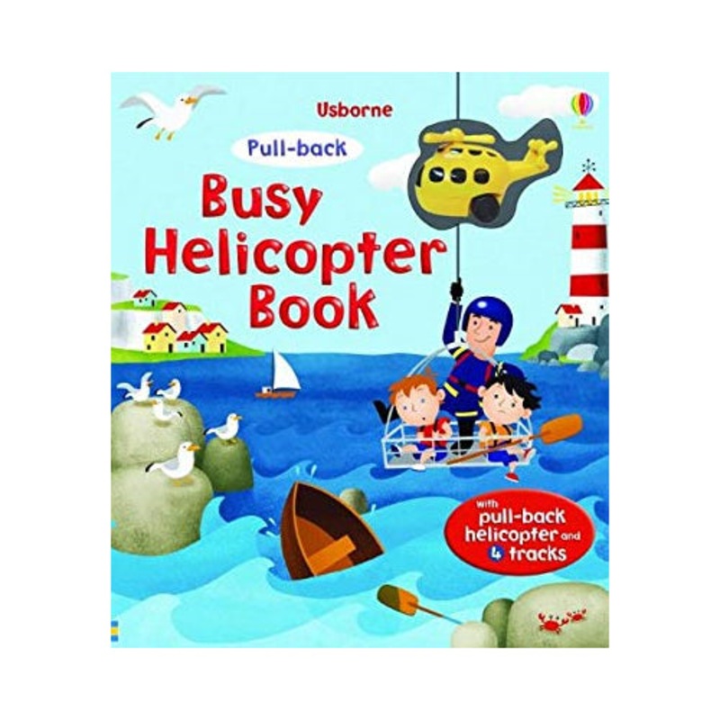 Usborne Pull Back Busy Helicopter Book