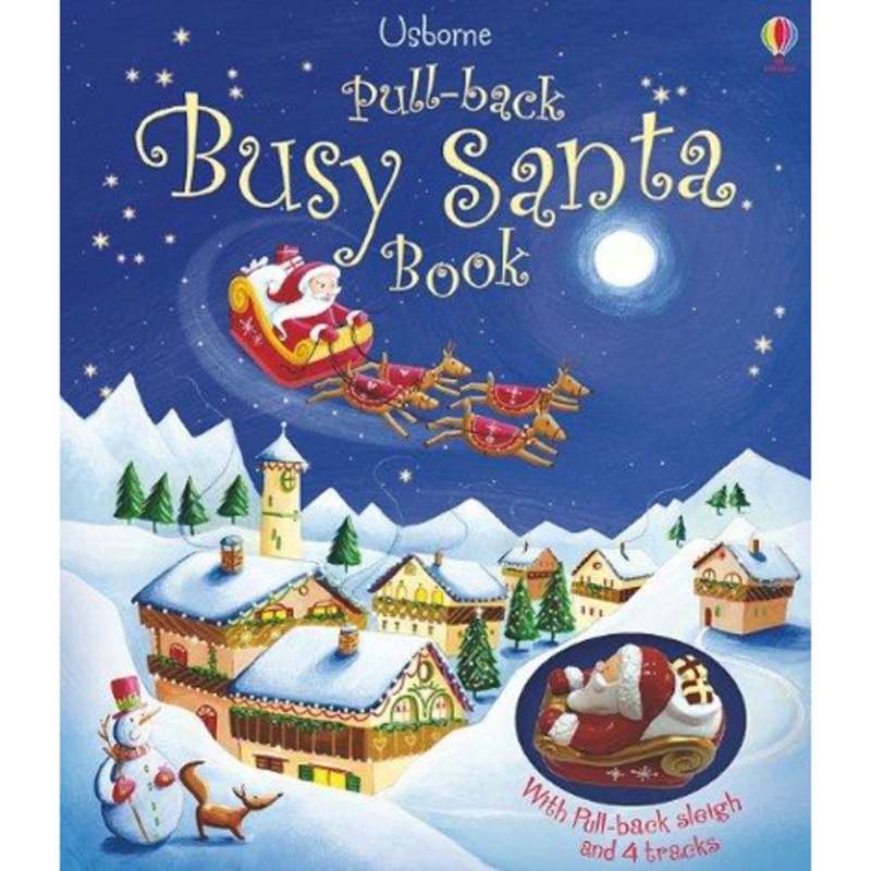 Usborne Pull Back Busy Santa Book