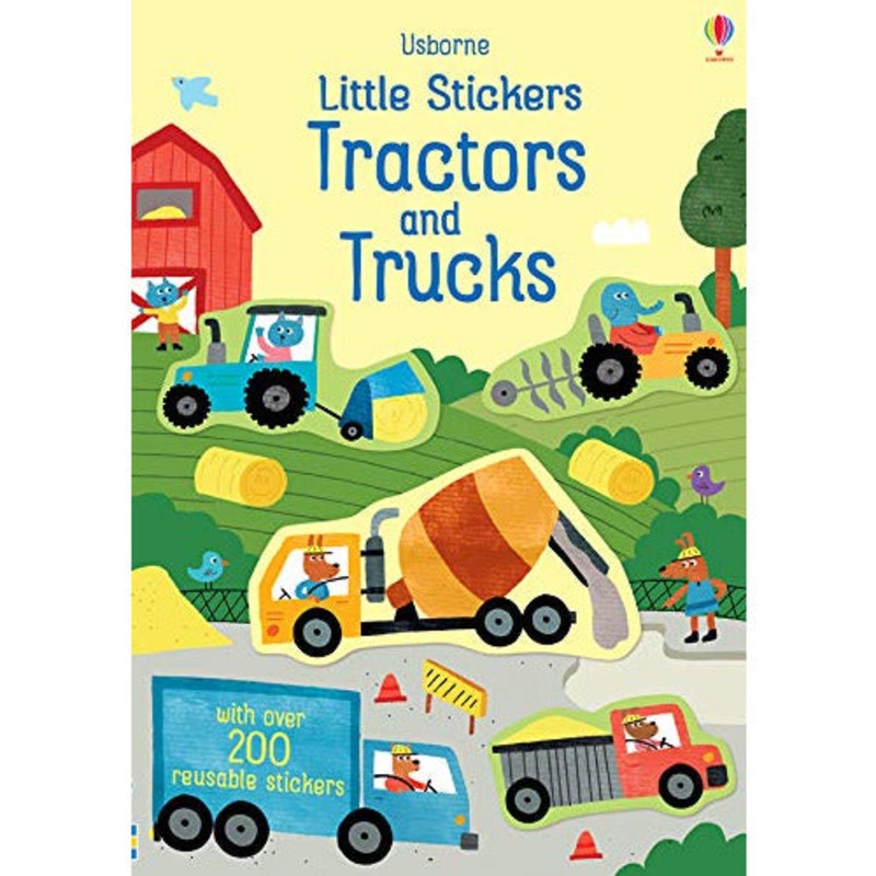 Usborne Books Little Stickers Tractors and Trucks