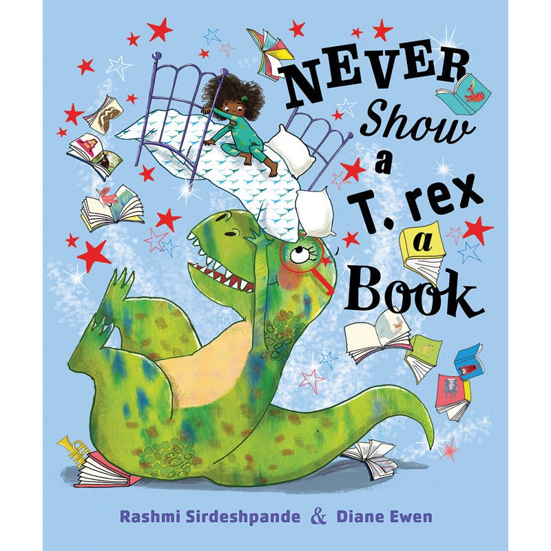 Usborne Books Never Show a T. Rex a Book