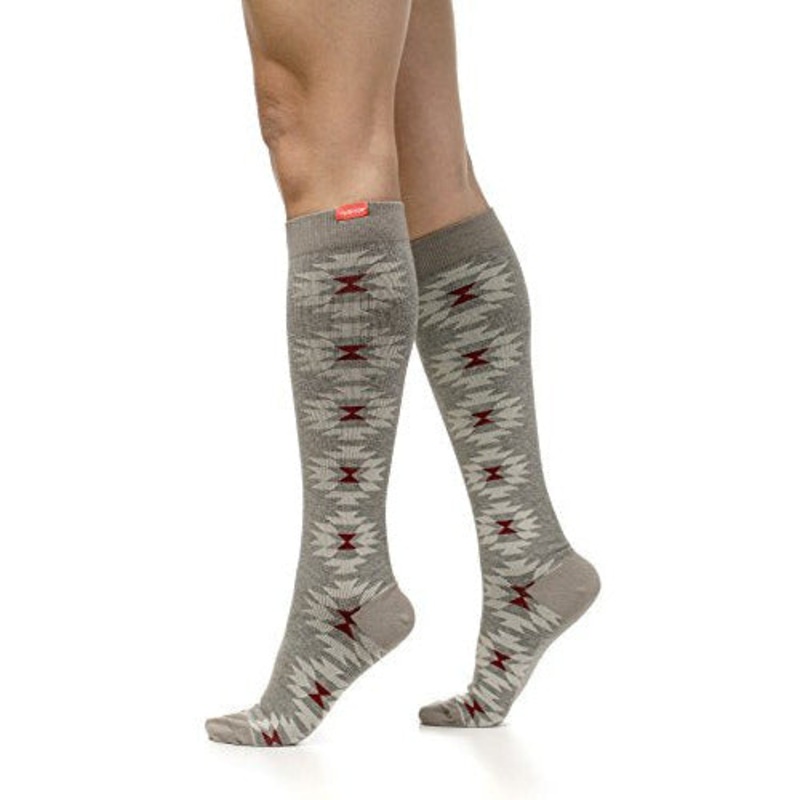 VIM & VIGR Women's Flint & Flame Cotton Sedona Sunburst, Small, 15-20 mmHg