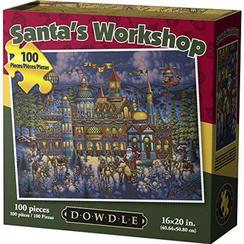 Dowdle Jigsaw Puzzle - Santa's Workshop - 100 Piece