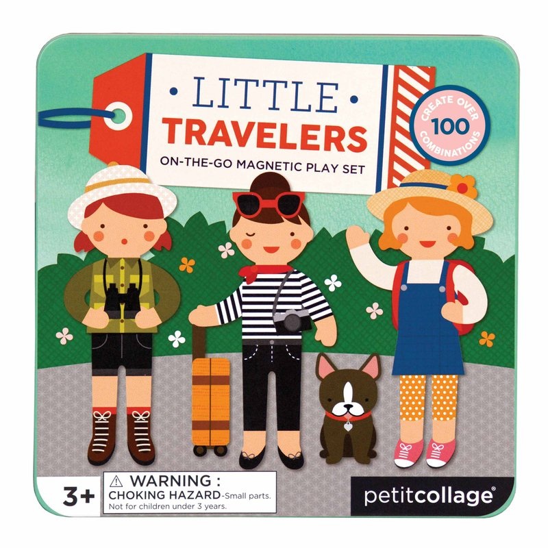 Petit Collage Mix and Match Magnetic Tin Little Traveler