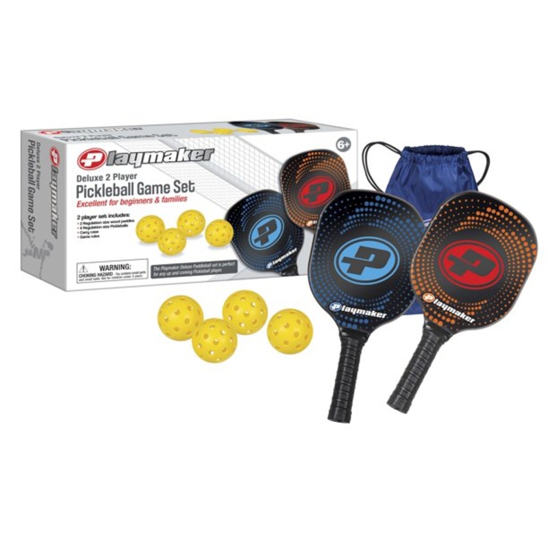 Playmaker Deluxe 2 Player Pickleball Game Set