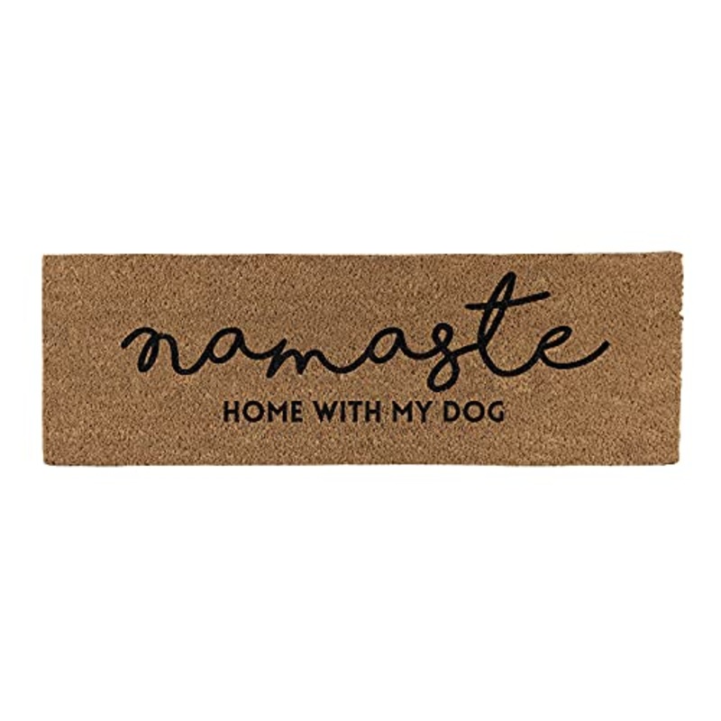 Santa Barbara Design Studio Doormat - Namaste Home With My Dog