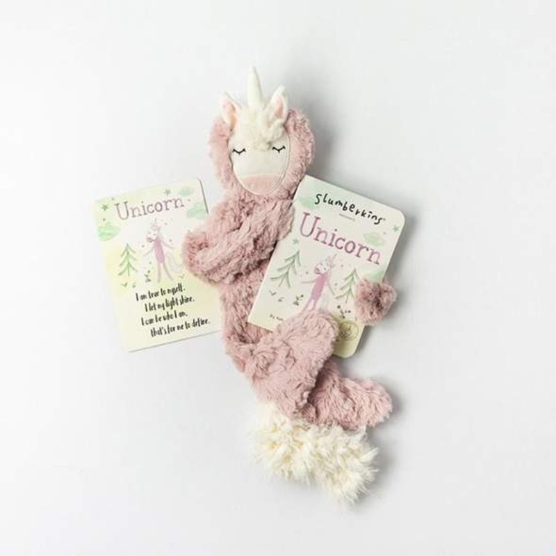 Slumberkins Rose Unicorn Snuggler