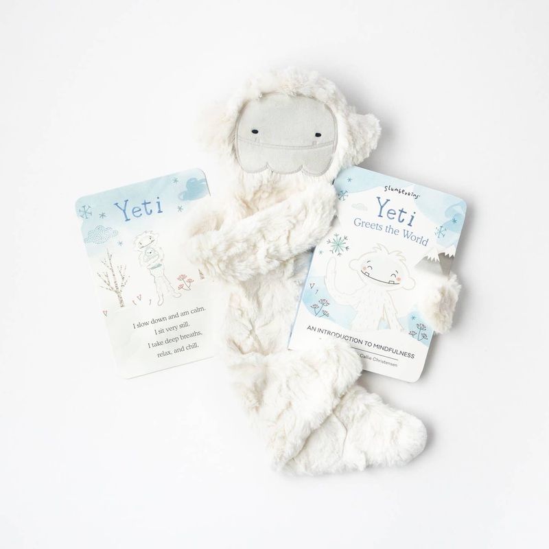 Slumberkins Yeti Snuggler + Intro Book - Mindfulness