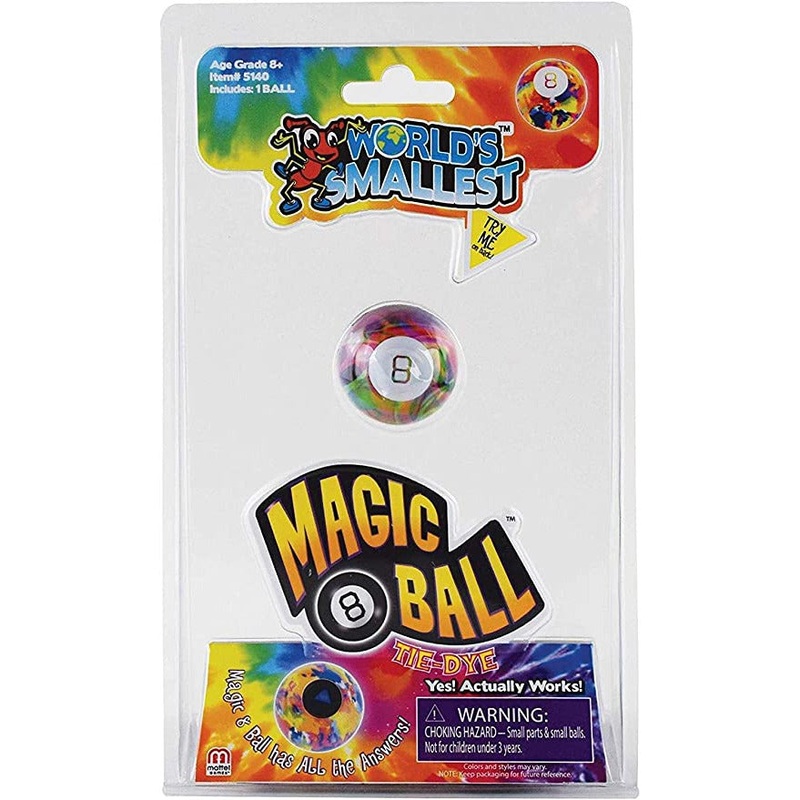 World's Smallest - Magic 8 Ball, Tie Dye