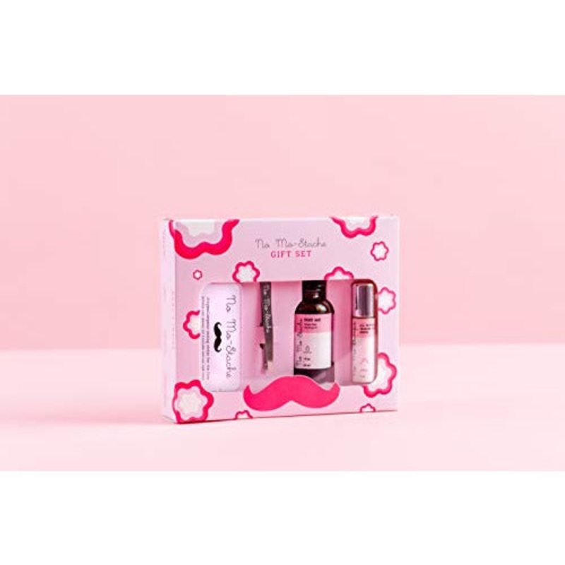 No Mo-Stache Gift Set, 4 Piece Skin Care Set **HAZMAT
