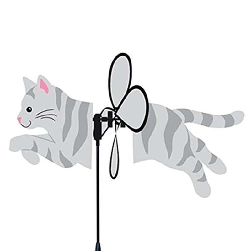 Premier Kites Petite Spinner, Gray Tabby