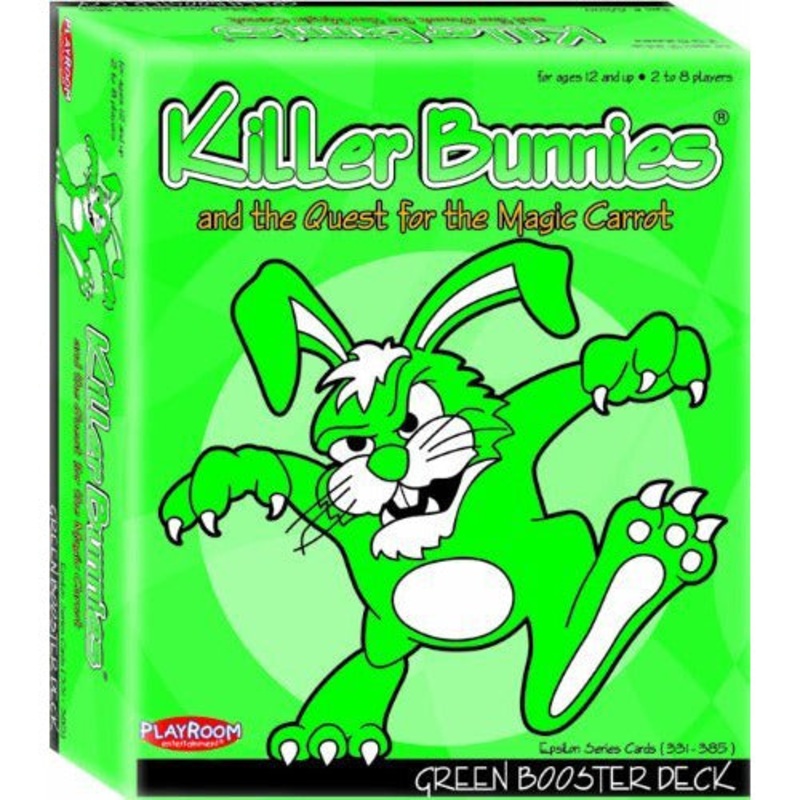 AMZ 030321* Ultra Pro Ent Playrm - Killer Bunnies QUEST GREEN BOOSTER - PLE44100