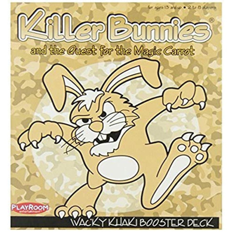 AMZ 030321* Ultra Pro Ent Playrm - Killer Bunnies QUEST KHAKI BOOSTER - PLE48100