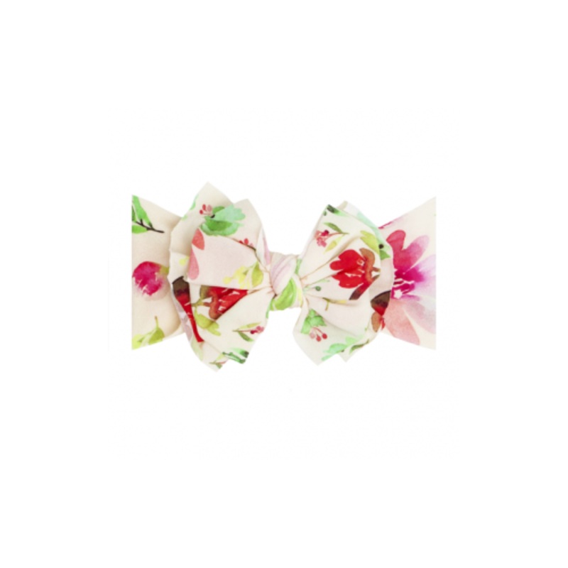Baby Bling Bows Fab-Bow-Lous Printed Bow, May Bloom