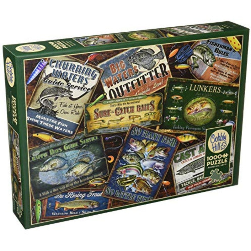 Cobblehill 1000 pc Fish Signs Puzzle, Various