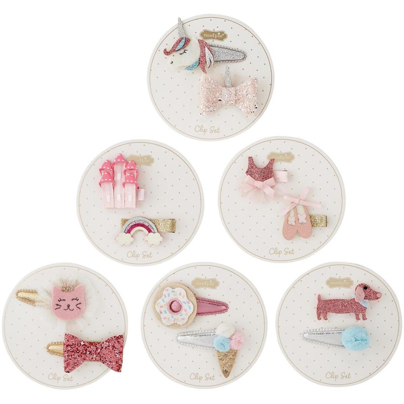 Mud Pie Everyday Hair Clips Assortorted