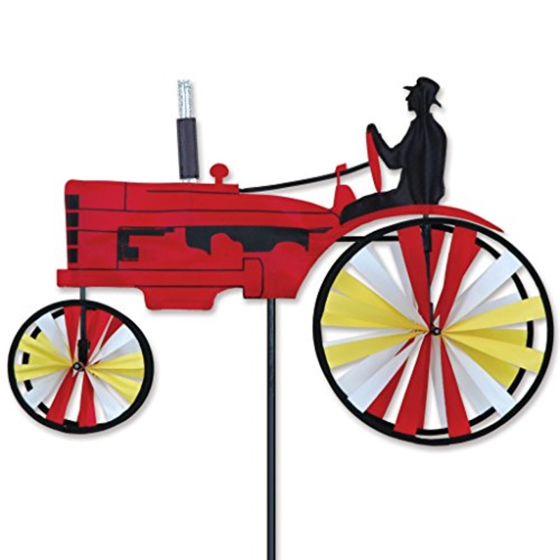 Premier Kites 23 in. Old Tractor Spinner - Red