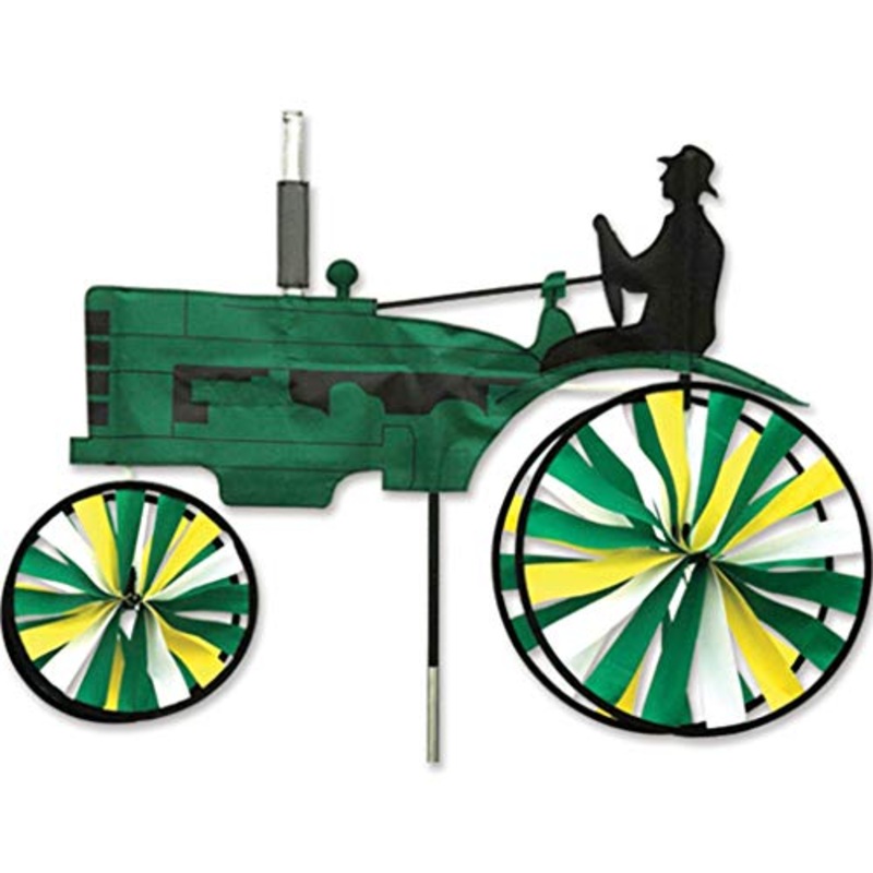 Premier Kites 29 in. Old Tractor Green Spinner
