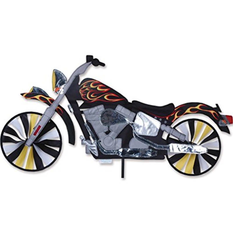 Premier Kites 32 in. Motorcycle Flame Spinner