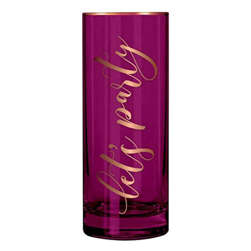 Slant Collections Collins Glass - Let's Party
