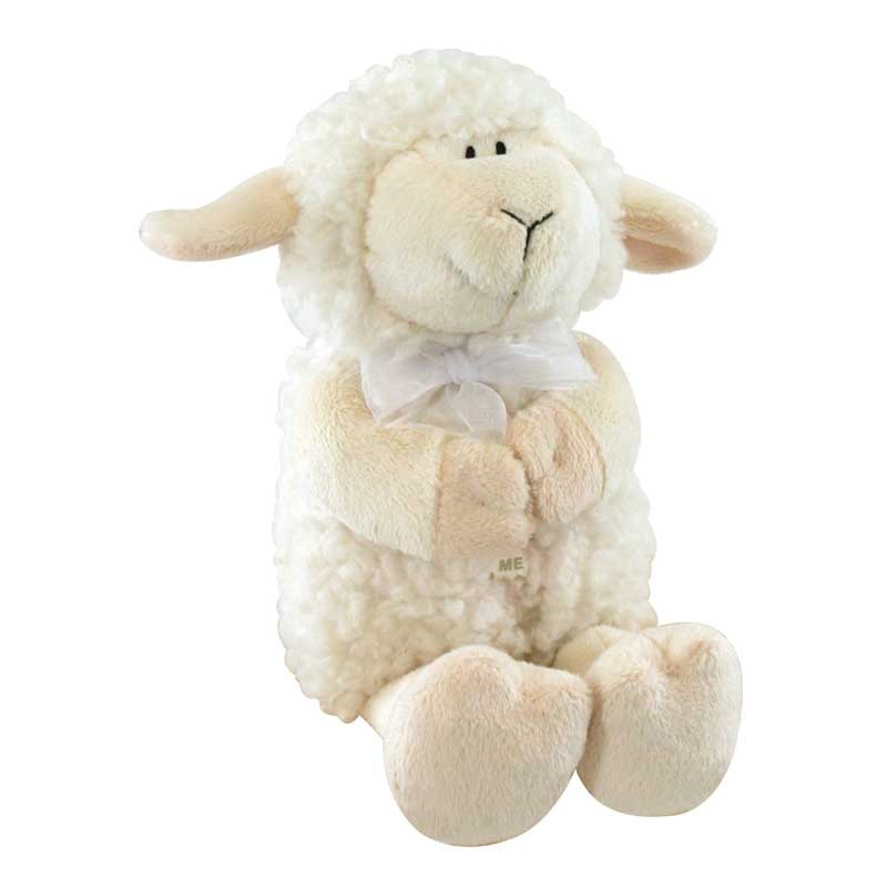 Stephan Baby Ultra Soft and Huggable Musical Praying Woolly Lamb, Cream, 11 Inch