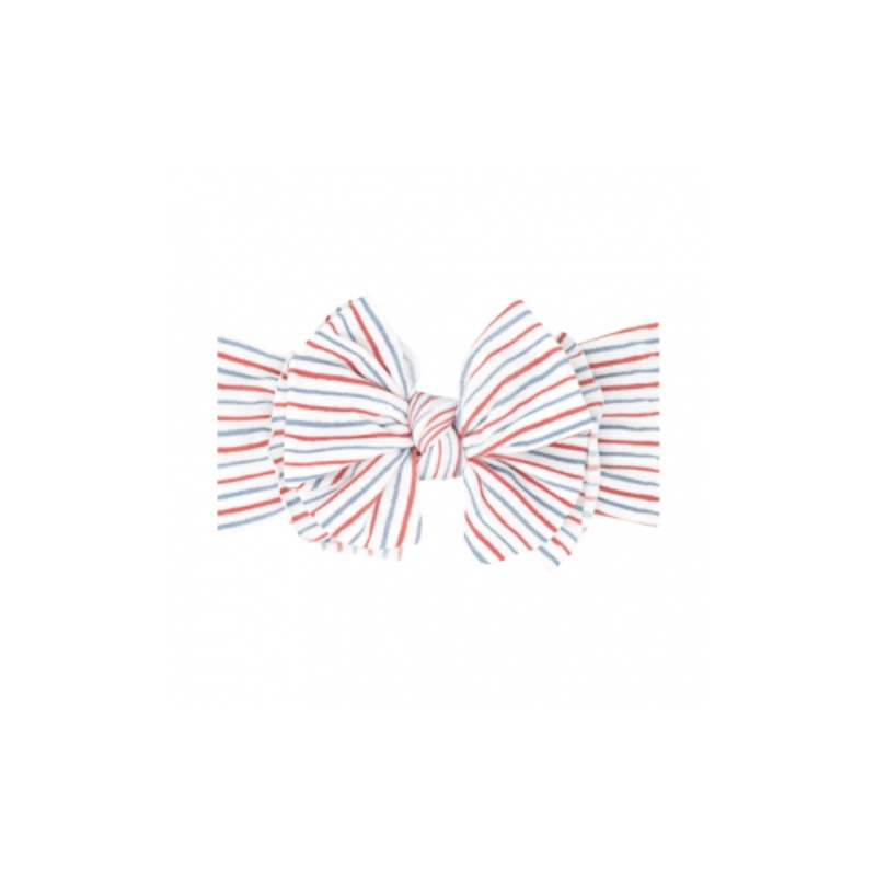 Baby Bling Bows Fab-Bow-Lous Printed Bow, Americana Stripe